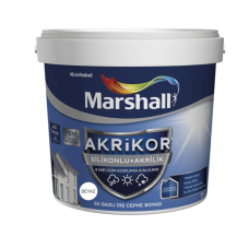 Marshall Akrikor Silikonlu Akrilik 15 lt Dış Cephe Boyası 